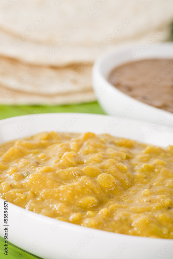 Dal Tadka & Dal Makhani - South Asian lentil curries. Dal Tadka & Dal Makhani - South Asian lentil curries.