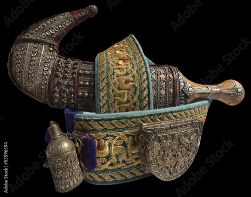 Canvas Print Jambiya - A Traditional Yemeni Dagger