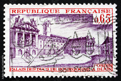 Postage stamp France 1973 Palace of Dukes of Burgundy