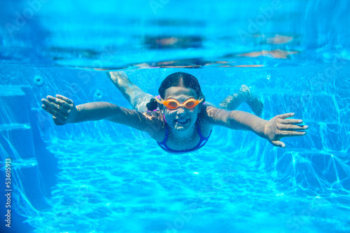 two underwater girls