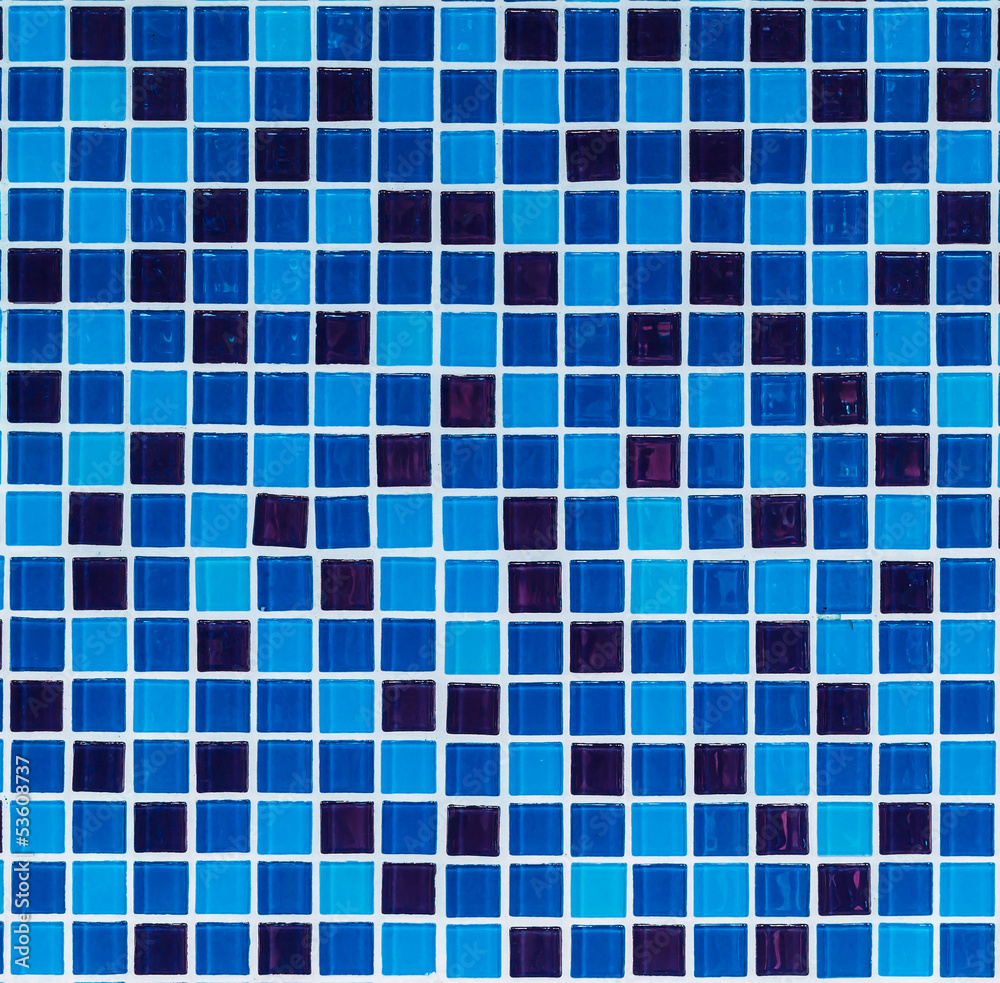 blue tiles texture for background