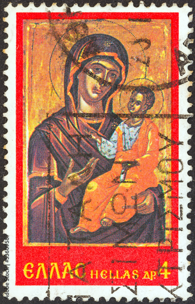 Obraz premium Virgin and Child (Greece 1978)