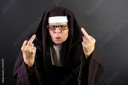 vulgar nun