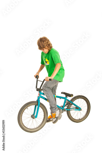 Teenager on the bike