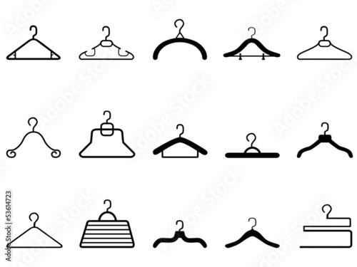 clothes hangers icon