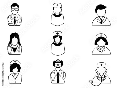 medical people icons