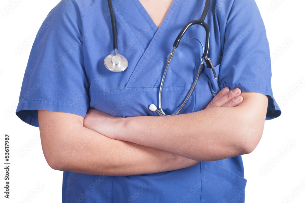 female doctor isolated over white background female doctor isolated over white background