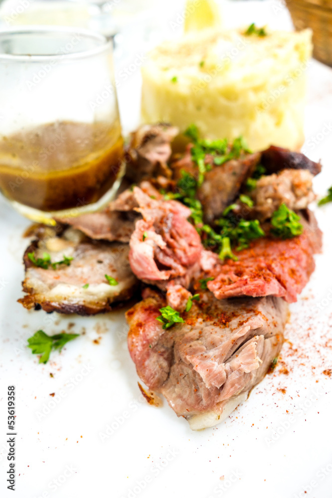 juice roasted lamb