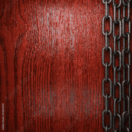 metal and wood background