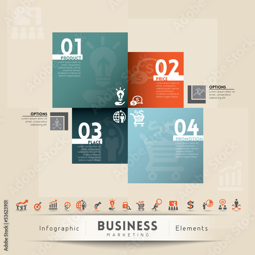 Business Marketing Concept Graphic Element