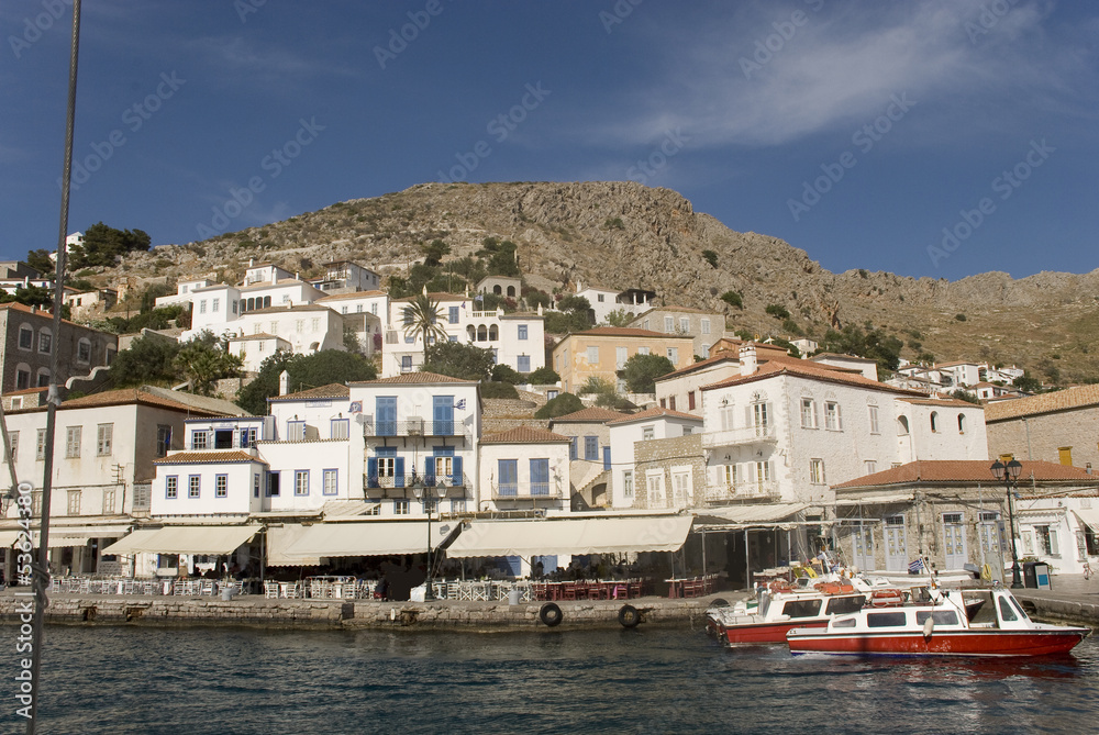 Greece, island and city of Paros.