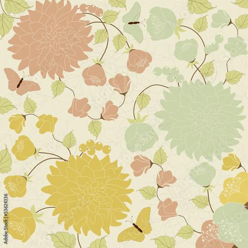 Background floral pattern