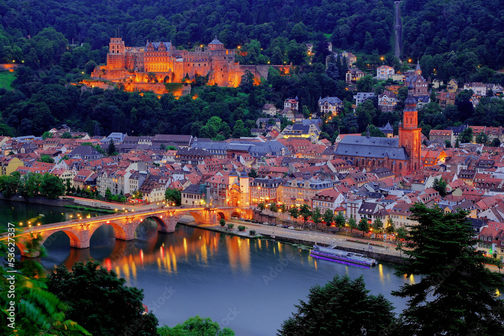 Heidelberg am Abend