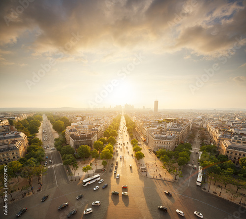 Obraz na płótnie Arc de Triomphe Paris France w salonie