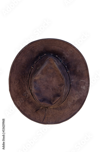 old hat top view