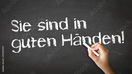 Your Are in Good Hands (In German)