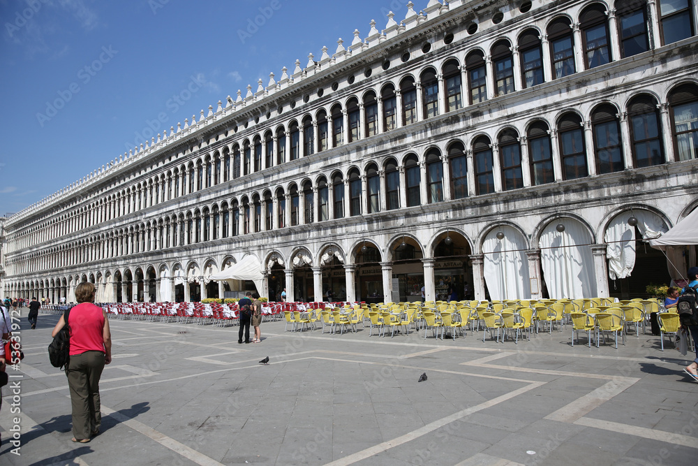 View of Piazza San Marco in Venice, Italy