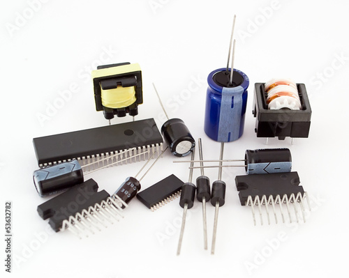 Electronic components photo