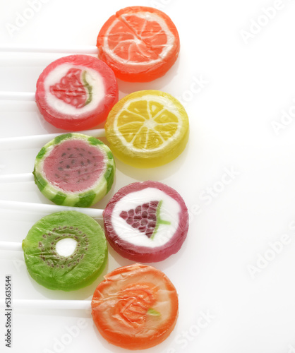 Fruit Lollipops Assortment
