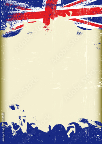Grunge UK flag