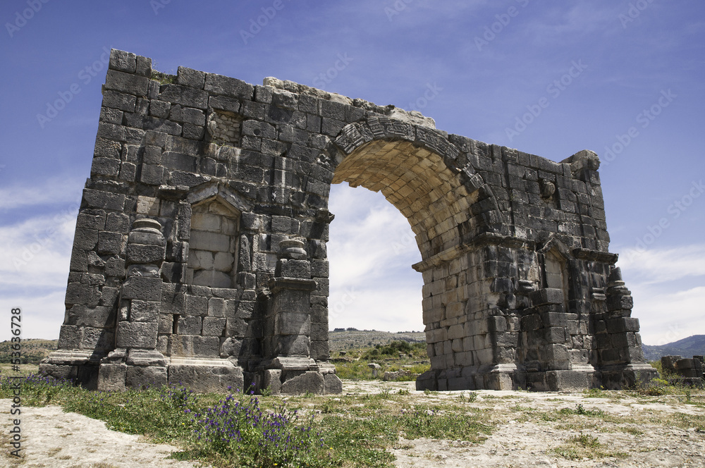 The Arch of Caracalla at Volubilis