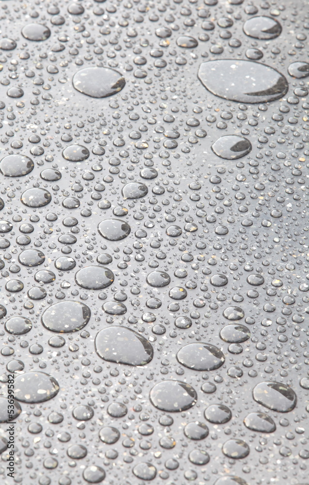 Concrete background with drops Concrete background with drops