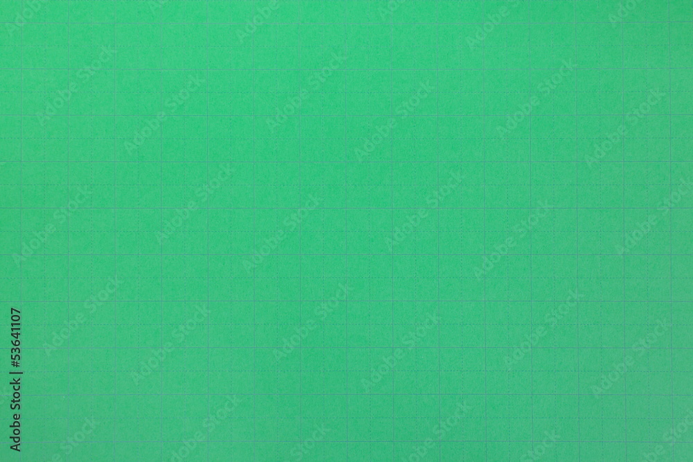 Green paper background with cutting line Green paper background with cutting line