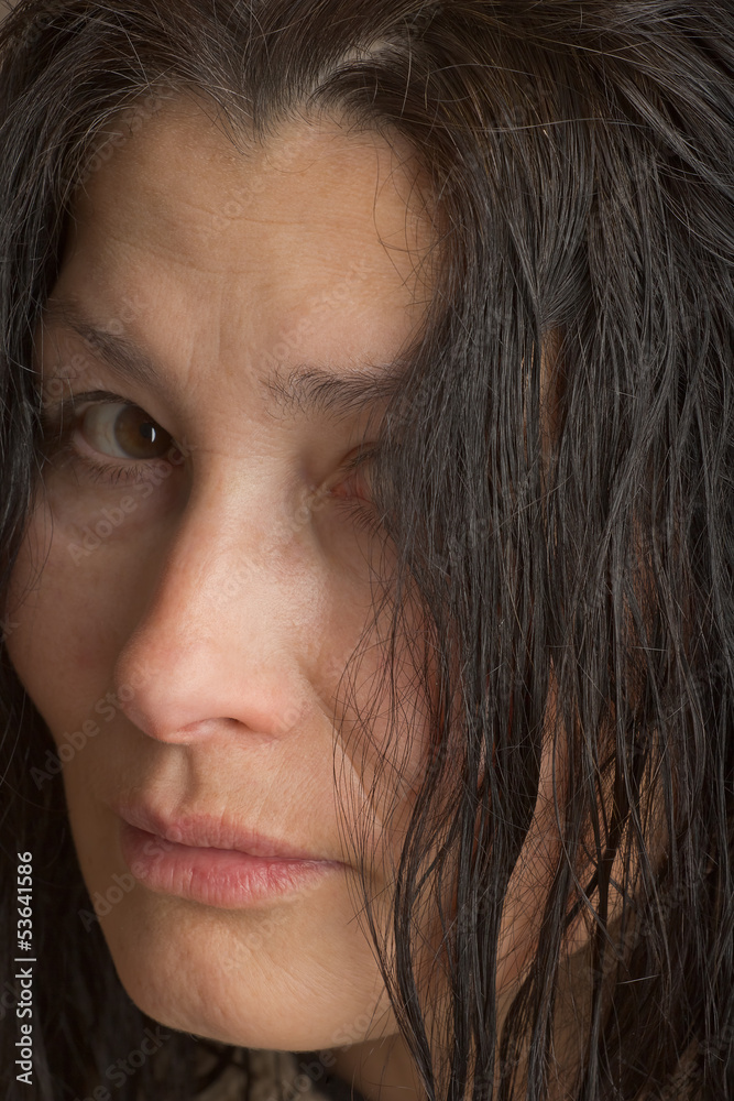 Emotion expression-woman face Emotion expression-woman face
