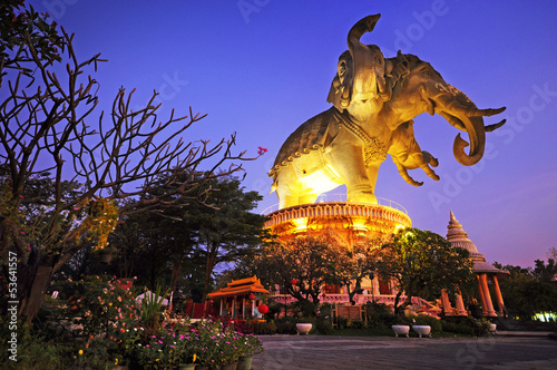 Erawan elephant museum in Thailand