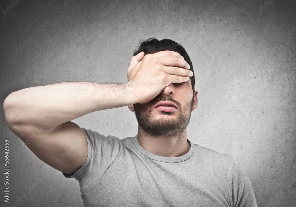Fototapeta premium desperate man