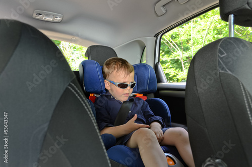 Little boy in car © Daddy Cool
