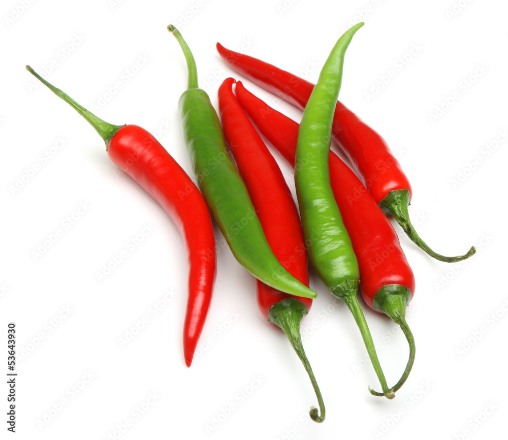 Red & Green Chilli Peppers