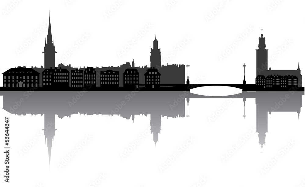 Fototapeta premium stockholm, skyline