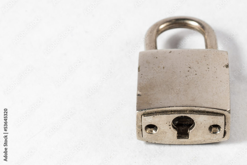 Master key lock Isolated On White Background Master key lock Isolated On White Background