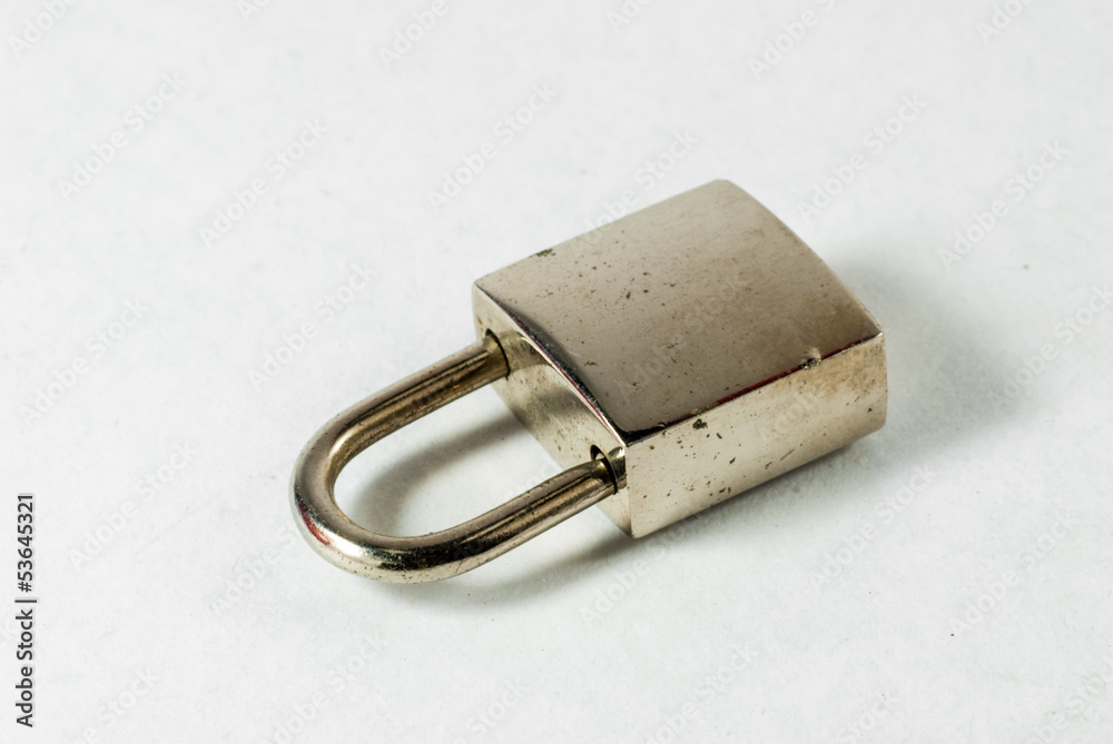 Master key lock Isolated On White Background Master key lock Isolated On White Background