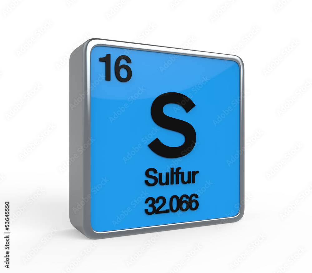 Sulfur Element Periodic Table Sulfur Element Periodic Table