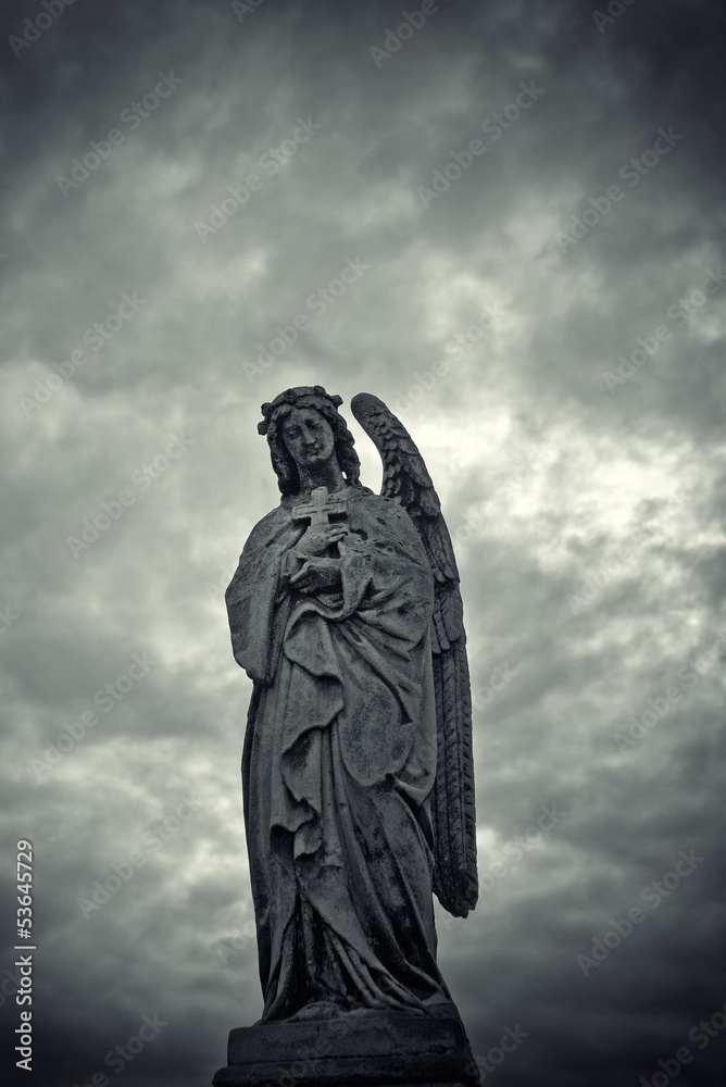 Cemetery statue Cemetery statue