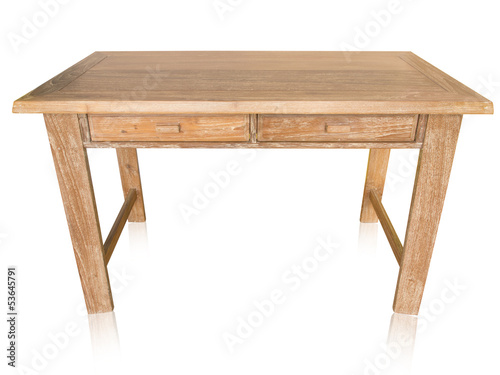 vintage wood table
