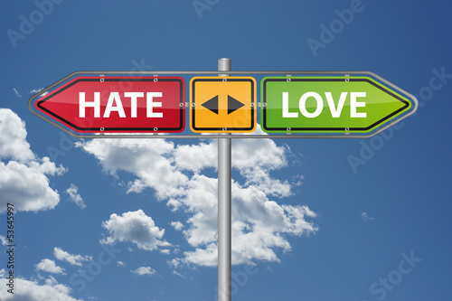 love vs. hate