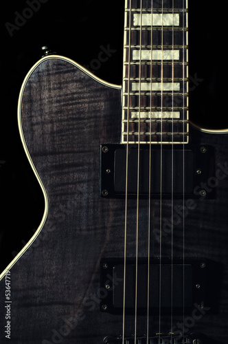 Black Electric Guitar