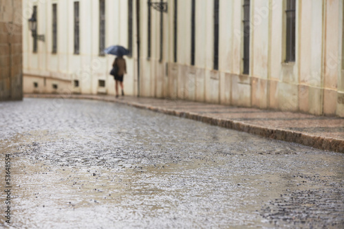 People in rain © Chalabala