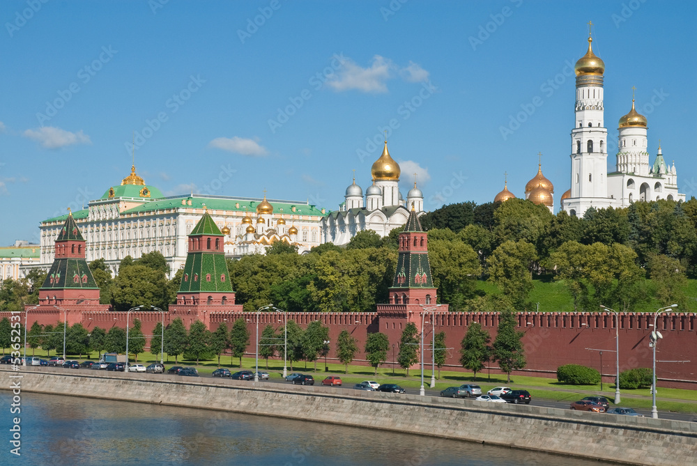 View of the Moscow Kremlin, Russia View of the Moscow Kremlin, Russia