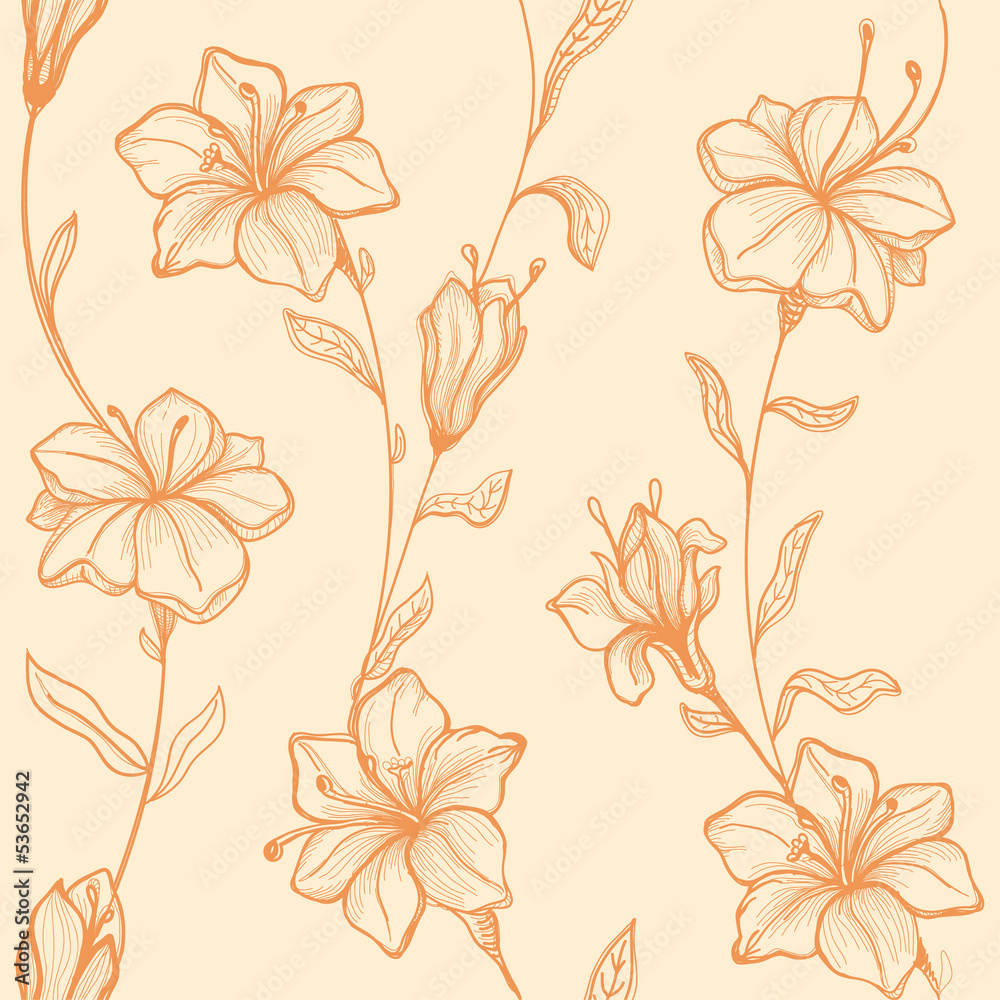 Seamless Pattern flowers Seamless Pattern flowers