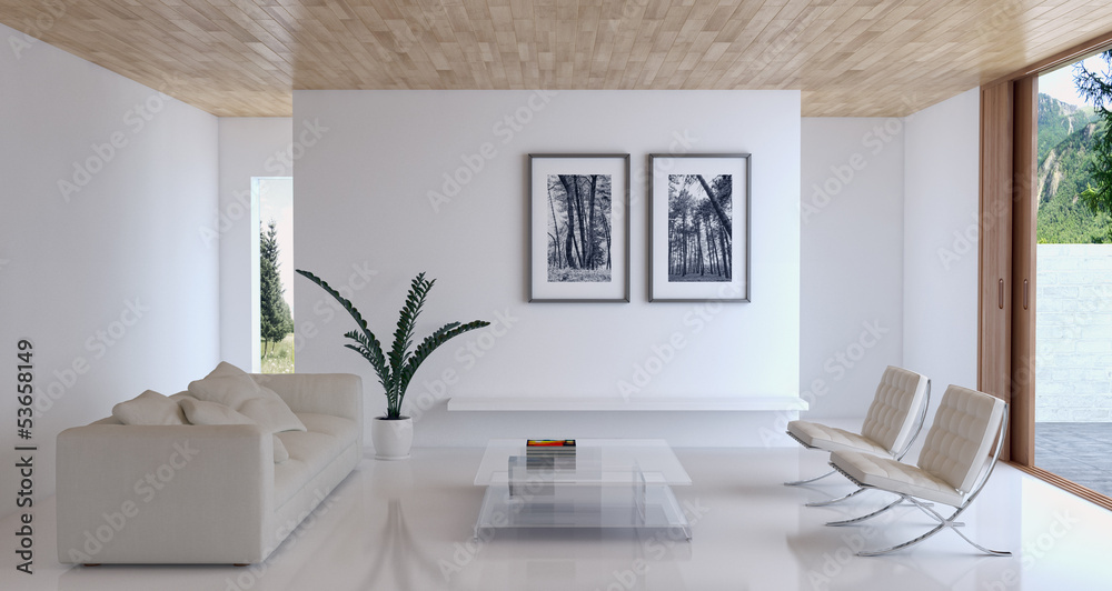 Fototapeta premium Living room