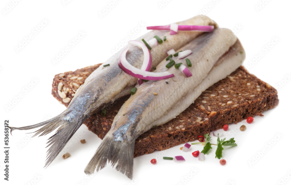 Matjes typical Dutch herring StockFoto Adobe Stock