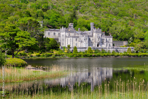 Kylemore Abbey reflection photo