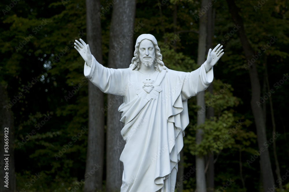 Marble monument sculpture of Jesus