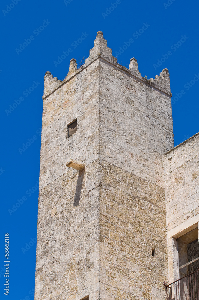 Risolo palace. Specchia. Puglia. Italy. Risolo palace. Specchia. Puglia. Italy.