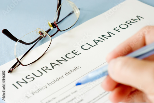 insurance claim form photo