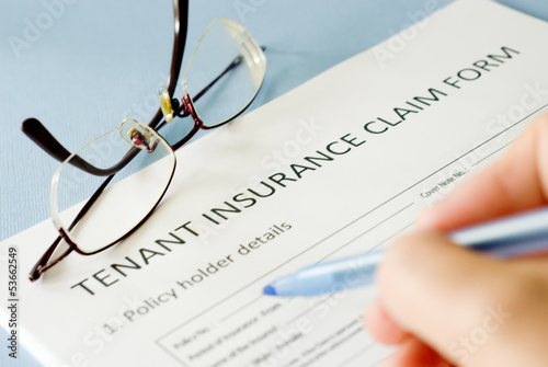 tenant insurance claim form